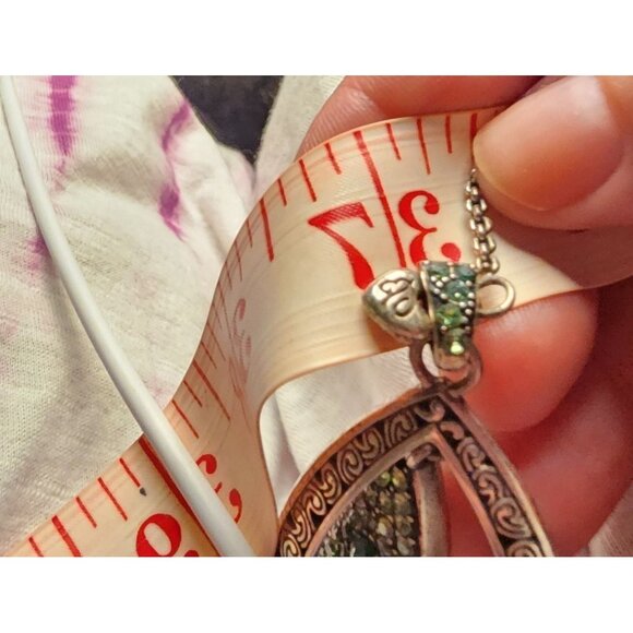 Brighton Crystal Voyage Blue Crystal Hues Teardrop Convertible Pendant Necklace - Picture 5 of 7